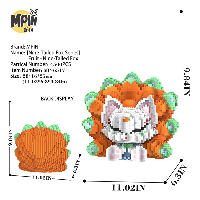 Nine-Tailed Fox Building Block Set 6517