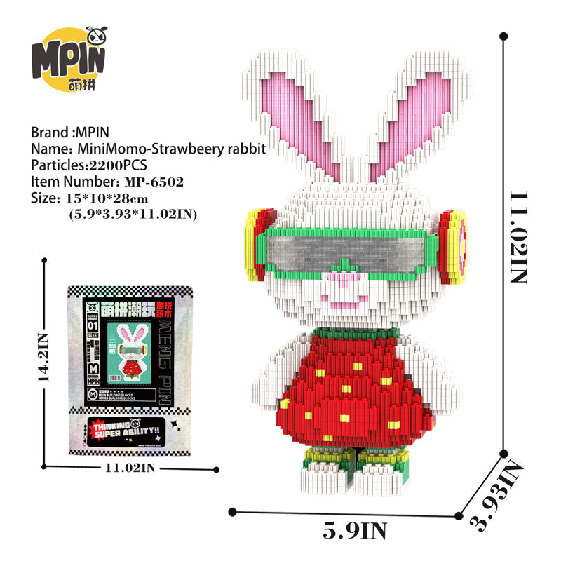 MiniMomo - Strawberry Rabbit 6502