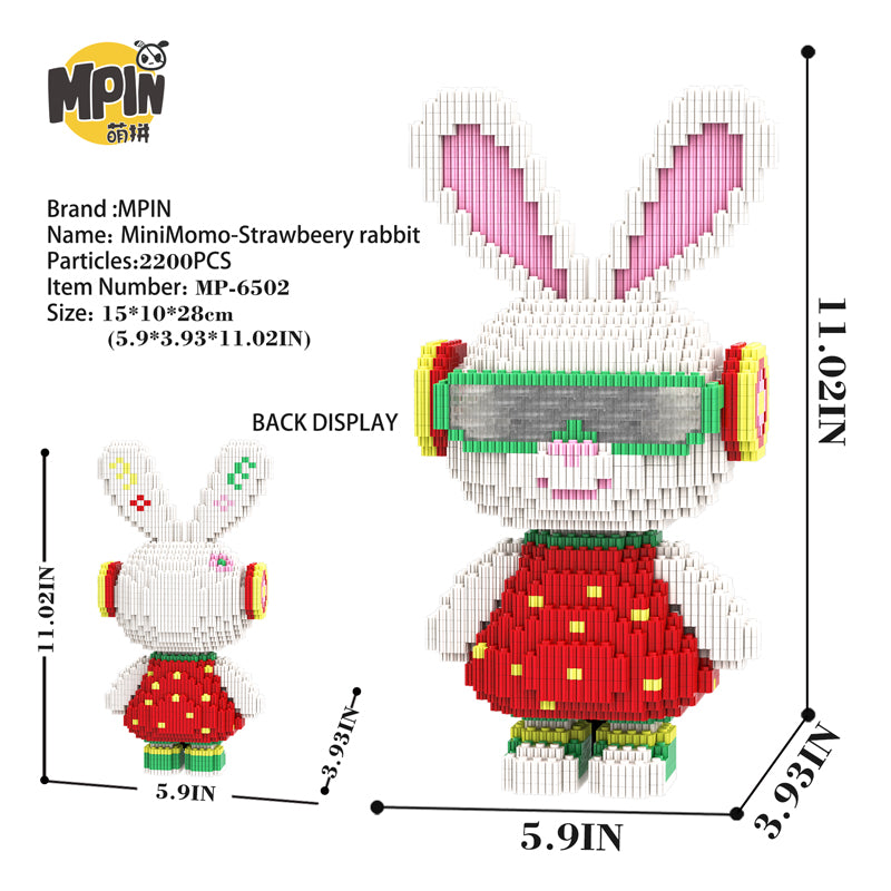 MiniMomo - Strawberry Rabbit 6502