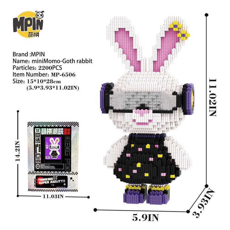 MiniMomo - Goth Rabbit 6506