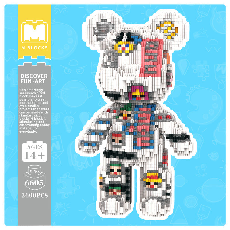 Cute Bear-Q Pirate Stickers 6605