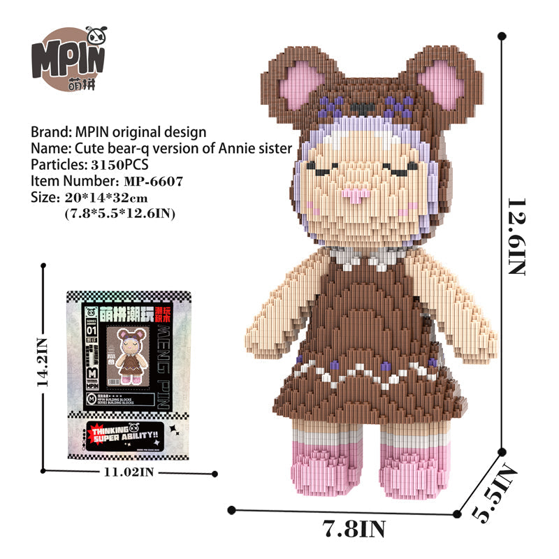 Cute Bear-Q Version of Annie Sister 6607