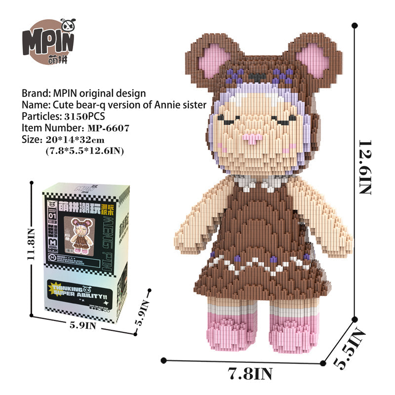 Cute Bear-Q Version of Annie Sister 6607