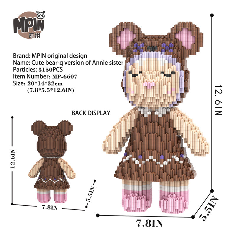 Cute Bear-Q Version of Annie Sister 6607