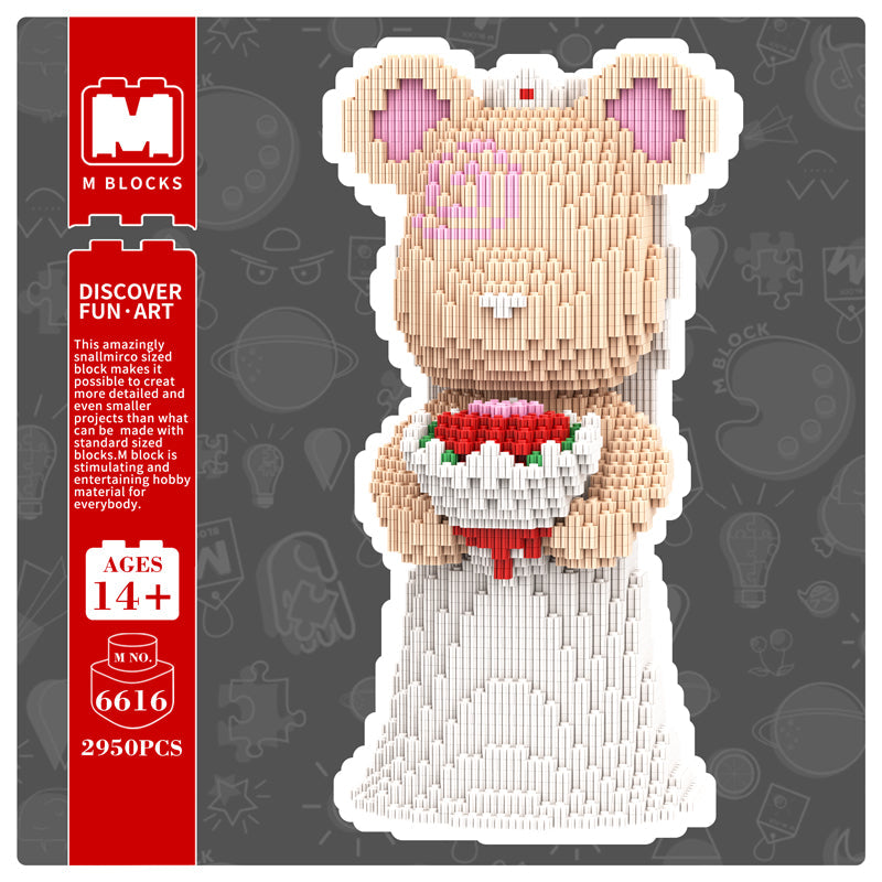 Q Version New Romantic Bridal Bear 6616