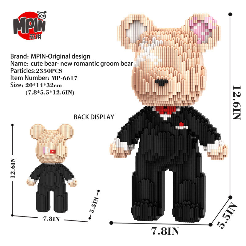 New Romantic Groom Bear 6617