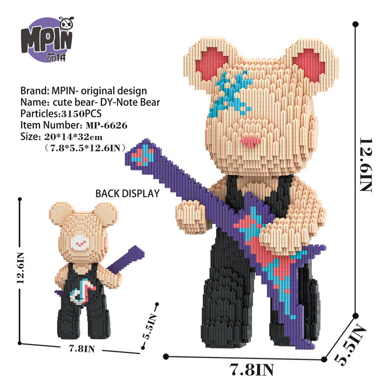 Cute Bear - DY Note bear 6626