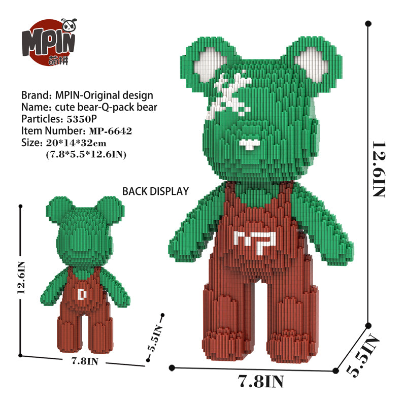 Cute bear Q-pack bear 6642