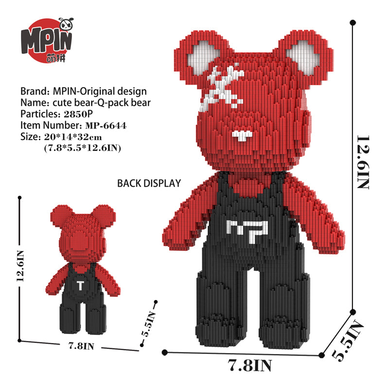 Cute bear Q-pack bear 6644