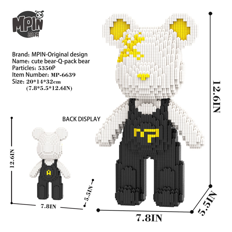 Cute bear Q-pack bear 6639