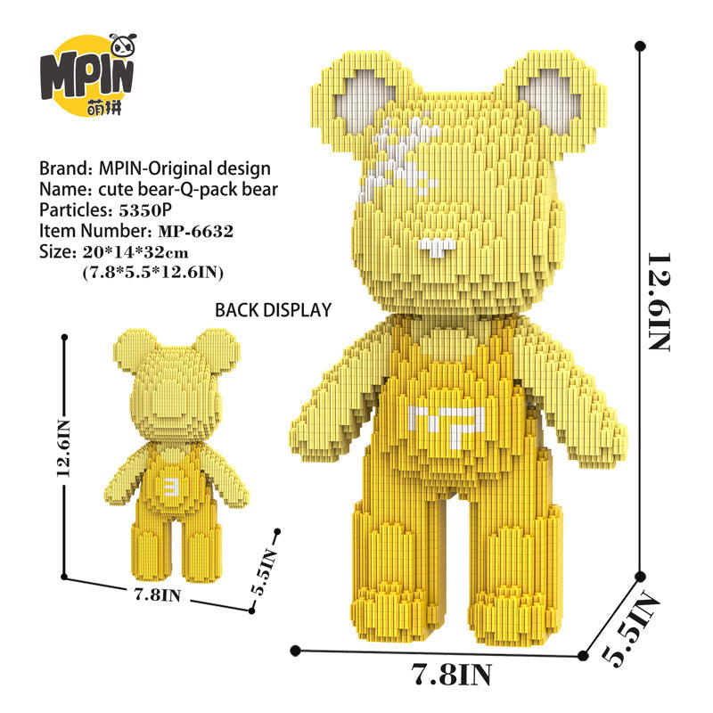 Cute bear Q-pack bear FIX 6632