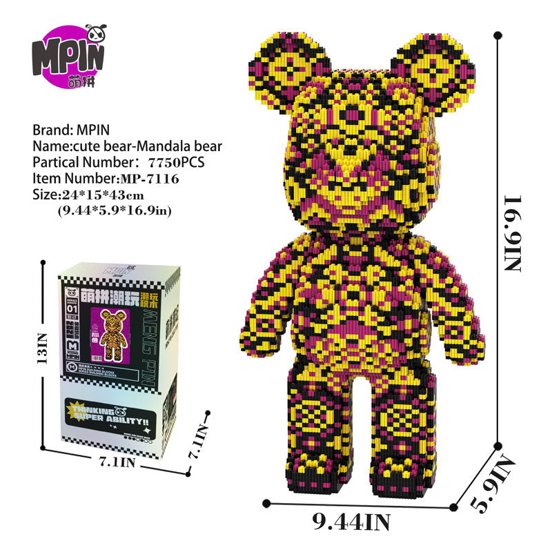 Mandala Bear 7116