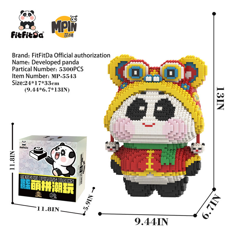 FitFitDa Lion Dance Panda 5543