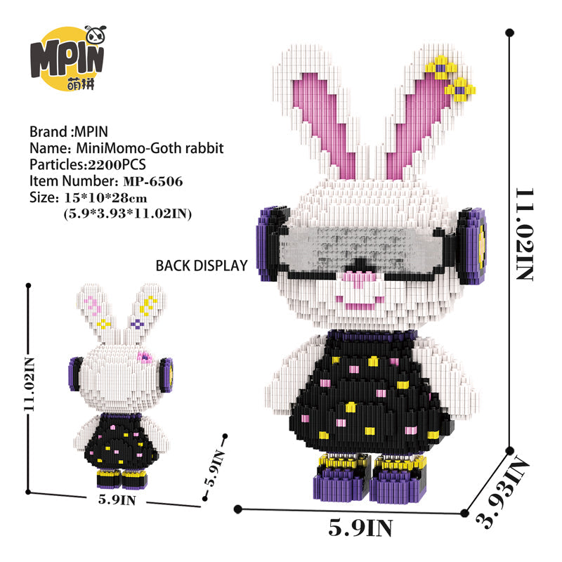 MiniMomo - Goth Rabbit 6506