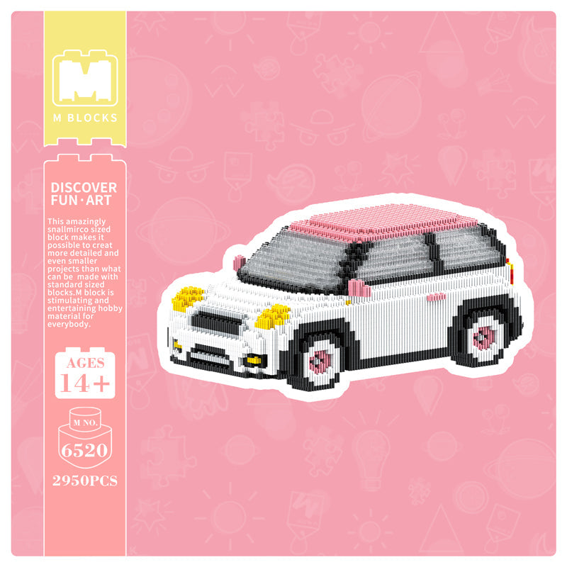 White MINI Car 6520