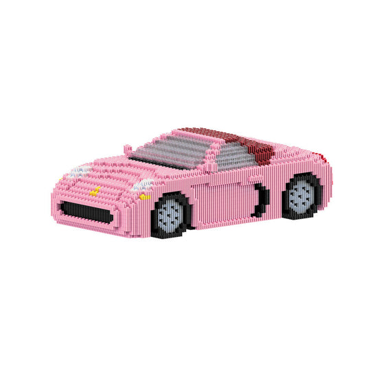 Pink convertible car 6522