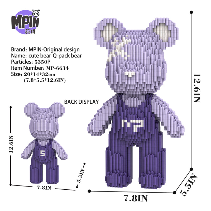 Cute bear Q-pack bear  6634