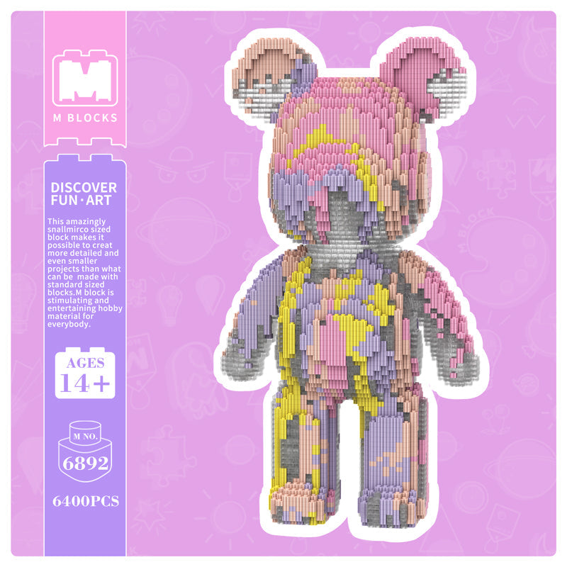 Pink Crystal Bear 6894