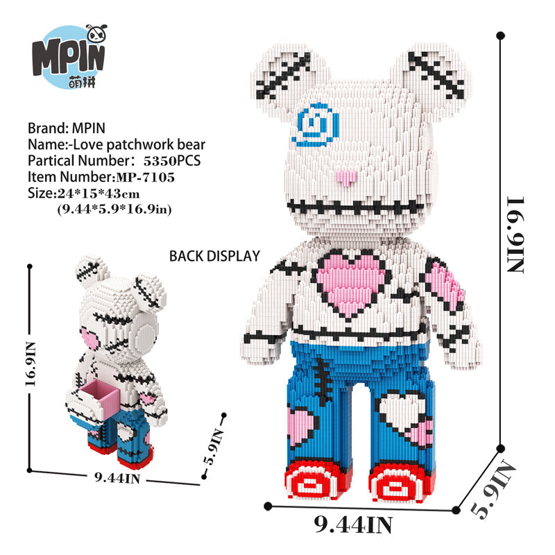 Love Patchwork Bear 7105