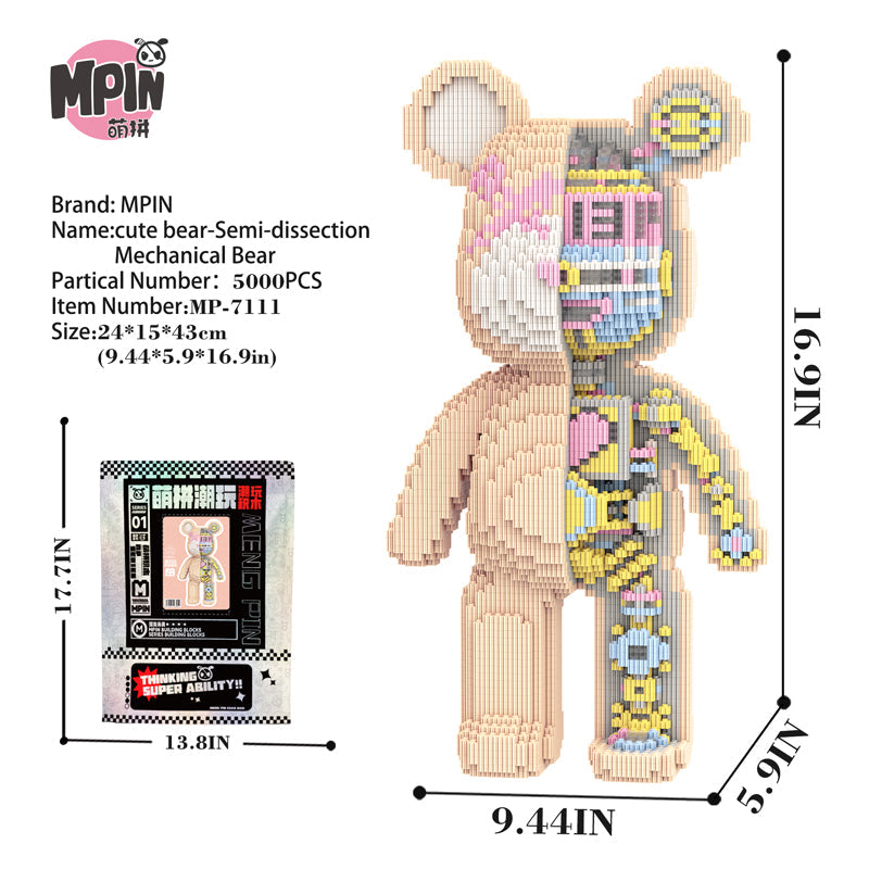 semi dissection mechanical bear 7111