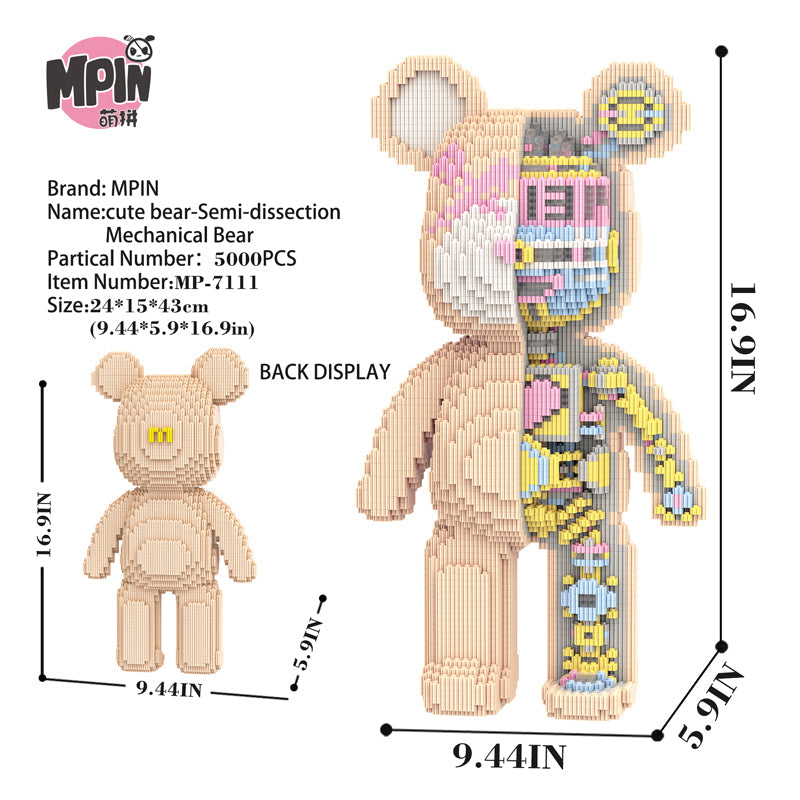 semi dissection mechanical bear 7111