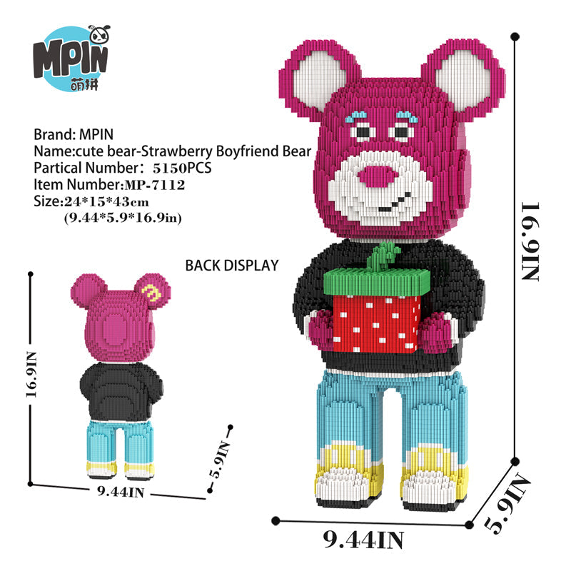 Strawberry Boyfriend Bear 7112