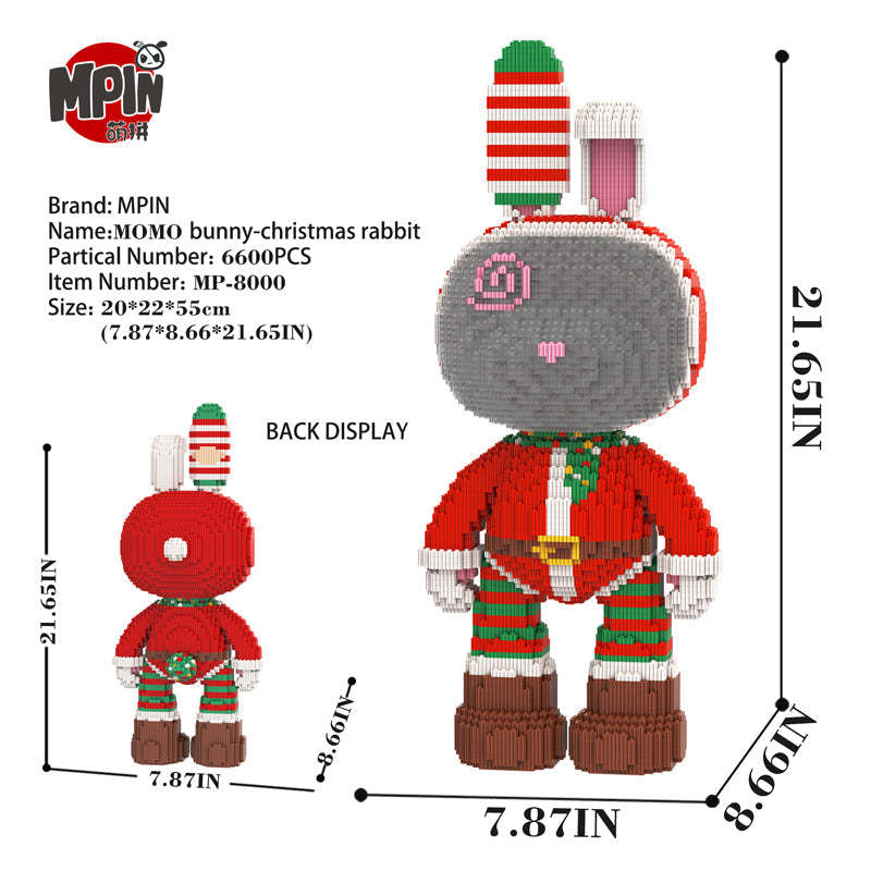 MOMO Bunny Christmas Rabbit 8000