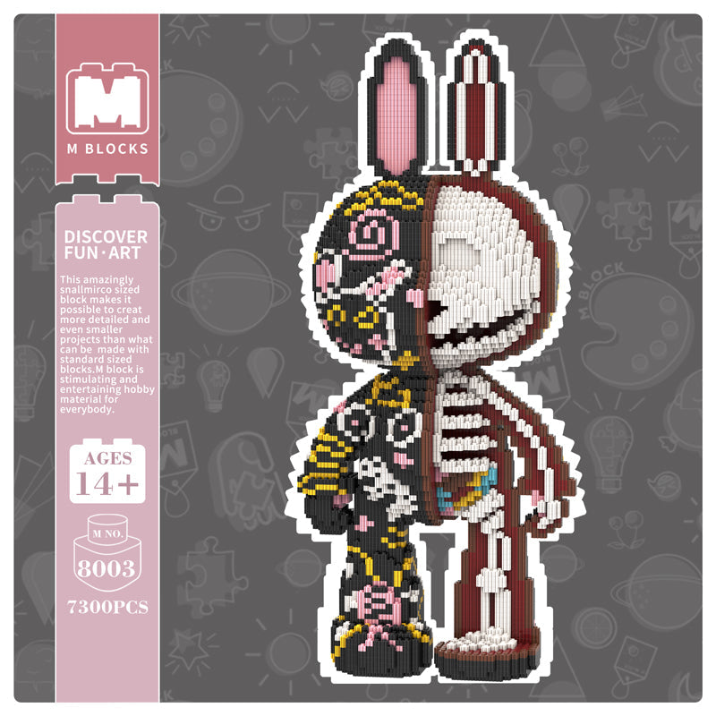 MOMO Bunny  Semi anatomical doodle Rabbit 8003