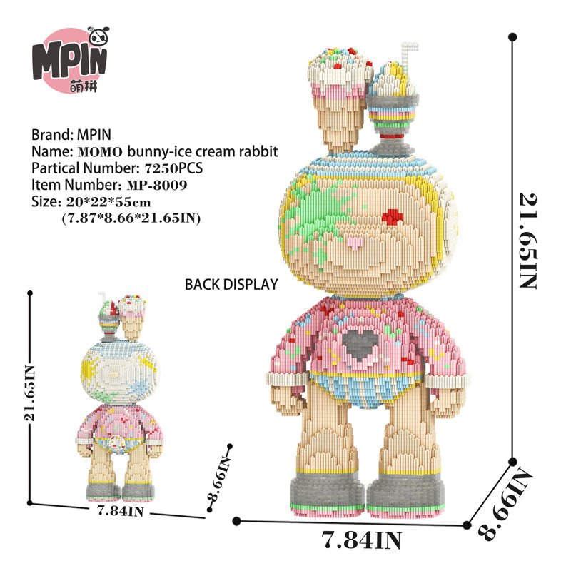 MOMO Bunny-Ice Cream Rabbit 8009