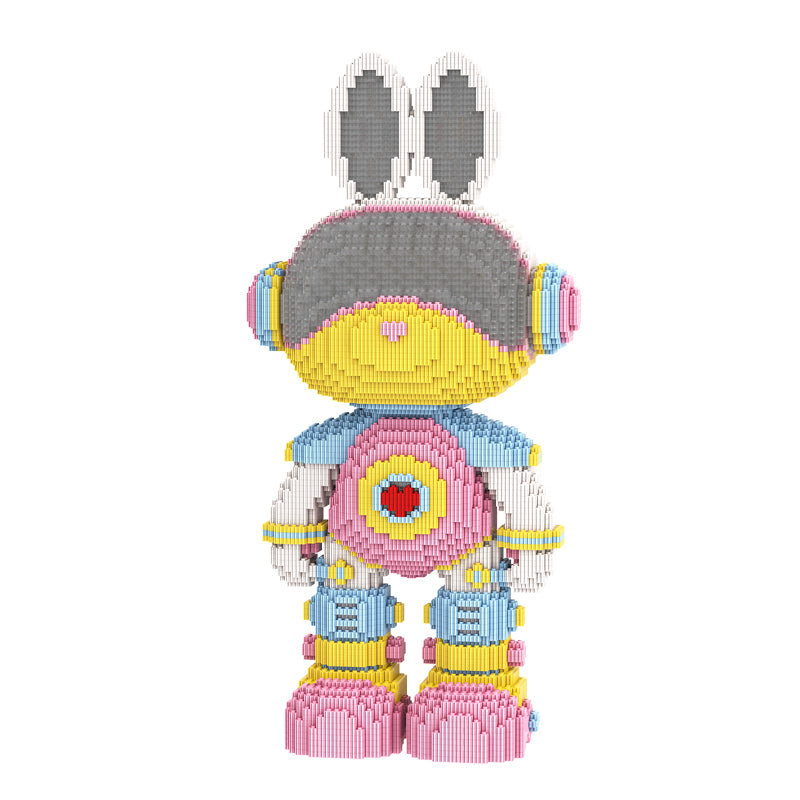 MOMO Bunny-Star Rabbit Girl Building Block Set 8012